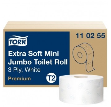 Papier toaletowy Tork 110255 - mini jumbo - 120 m - 12 rolek