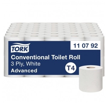 Papier toaletowy Tork 110792 - w rolce konwencjonalnej 20 m - 10 rolek