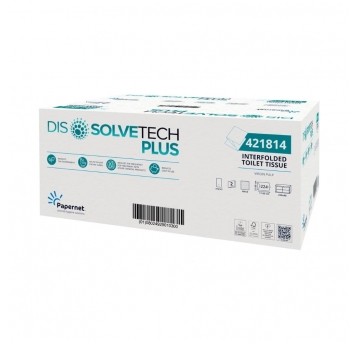 Papier toaletowy w składce Papernet 421814 - Dissolve Tech Plus - 8960 listków