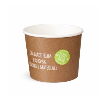 Pojemnik papierowy Food to Go - PLANT - ekologiczny - 500 ml - 25 szt.