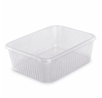 Pojemnik przezroczysty prostokątny PP 570 - 18,5 x 13 x 6 cm - 1l - 50 szt.