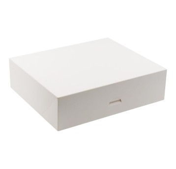 Pudełko kartonowe na ciasto - 30 x 30 x 12,5 cm - 10 szt.