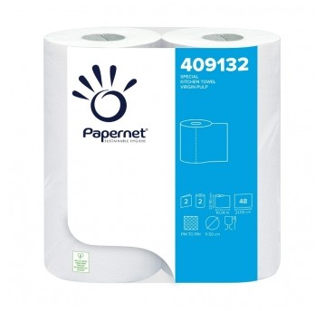 Ręczniki papierowe kuchenne Papernet 409132 - 2 rolki