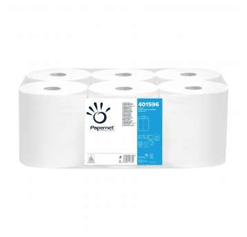 Ręczniki papierowe Papernet 401596 - Maxi Biały - 2 warstwy - 135 m - 6 rolek