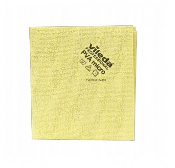 Ściereczka PVA Micro - Vileda Professional - mikro włókno - żółta - 38 x 35 cm