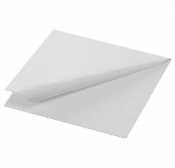 Serwetka TISSUE - Biała koktajlowa 168396 - 24 x 24 cm - 300 szt.