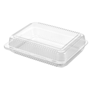 SL 57 - pojemnik na ciasto - 23,5 x 17 x 6,5 cm - rPET - z recyklingu - 110 szt.