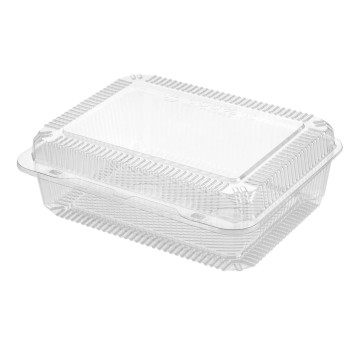SL 80 - pojemnik na ciasto - 23 x 16,5 x 9 cm - rPET - z recyklingu - 120 szt.