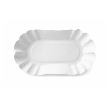 Tacka papierowa muszelka - 10 x 17 cm - 250 szt.