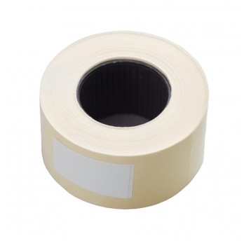 Taśma dwurzędowa Tovel do metkownicy - biała - 26 x 16 mm - 700 metek na rolce - 5 rolek