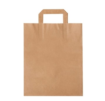 Torby papierowe z uchem - cateringowe - 18 x 8,5 x 23 cm - kraft - 250 szt.