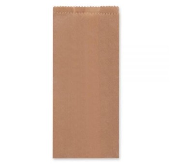 Torebki na pieczywo - fałdowe papierowe - brązowe - 48 x 18 x 8 cm - 1000 szt.