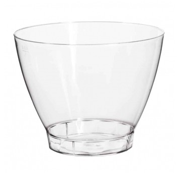 Wielorazowe pucharki plastikowe na lody i desery CLASSIC 400 ml - 25 szt.
