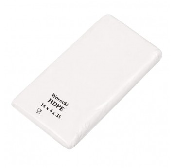 Woreczki foliowe hdpe 18 x 35 cm - 9 μm - opakowanie 0,75 kg
