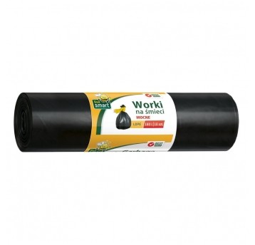 Worki na śmieci Bee Smart ldpe 160 l - czarne - 10 szt.
