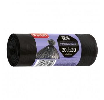 Worki na śmieci Economic 20 l - czarne - 20 szt.