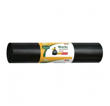 Worki na śmieci ldpe Bee Smart 240 l - czarne - 10 szt.
